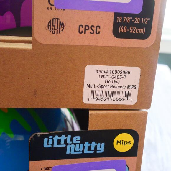 NEW Nutcase Little Nutty Toddler Helmet Bike Skate Tie Dye MIPS 8 7/8" - 20.5" - Picture 5 of 13